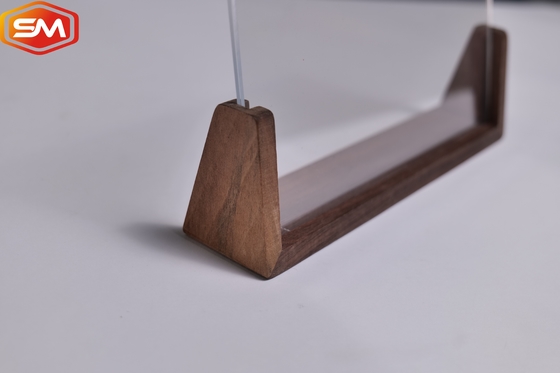 Beli Natural Custom Double Panel Kayu Ukuran U Frame Foto Akrilik Dengan Dasar Kayu Walnut Beech online manufacture