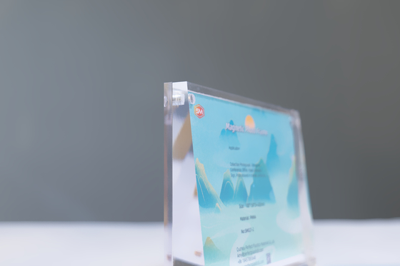 Beli Bingkai gambar plastik transparan mini dengan magnet lemari es magnet 8 x 12 bingkai foto online manufacture