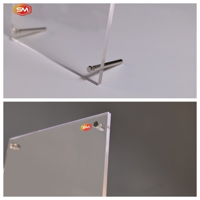 Beli Frame Foto Akrilik dengan Stand Sekrup Kaki 5x7 inci A4 Picture Display Stand online manufacture