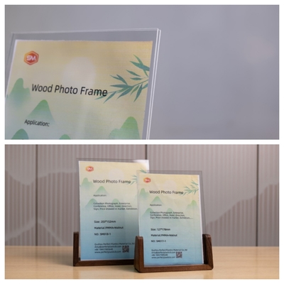 Beli Kayu Base Cutsom Bentuk A5 Akrilik Frame Foto Potret Frame Gambar online manufacture