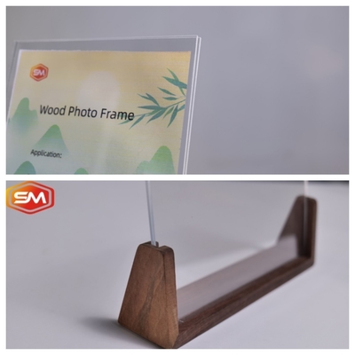 Beli Rangka Tampilan Foto Akrilik Jelas dengan Dasar Kayu yang Disesuaikan online manufacture