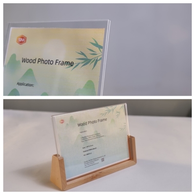 Beli Kerangka foto vertikal yang dapat disesuaikan dengan dasar kayu padat online manufacture