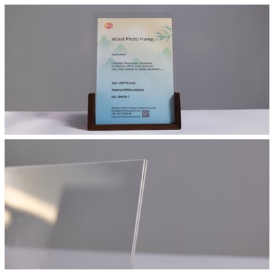 Beli Frame Foto Akrilik Kaca 2 Paket dengan Dasar Kayu online manufacture