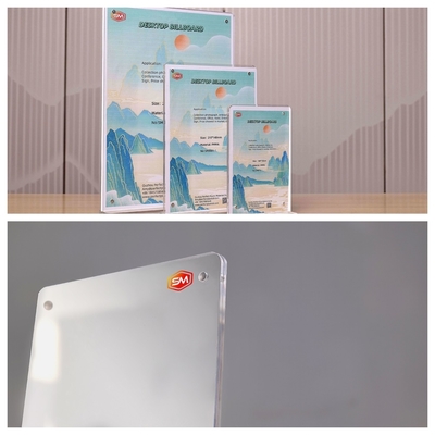Beli Double-sided Magnetic T Shape Acrylic Sign Holder Tampilan praktis online manufacture