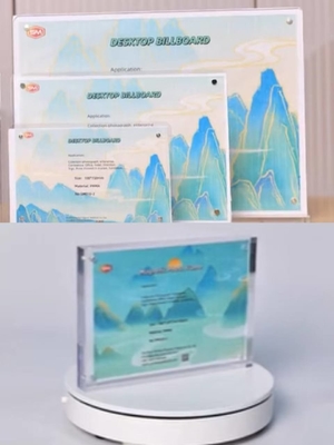 Beli T bentuk Acrylic Tabletop Sign Holders 8.5 x 11 online manufacture