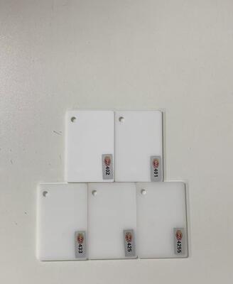 Beli White Opaque Cast Acrylic Sheet 20mm tebal Panel yang kokoh untuk signage khusus online manufacture
