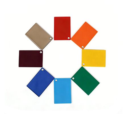 Beli Lembaran Akrilik Berwarna 18mm Panel Akrilik Berwarna Tahan UV untuk Penampungan Stasiun Bus online manufacture