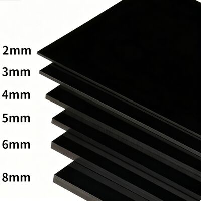 Beli 2-8mm Black Frosted Acrylic Sheet Ukuran yang Disesuaikan online manufacture