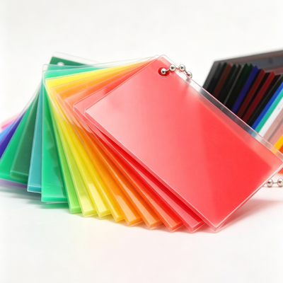 Beli 1220*2440mm Warna Disesuaikan Transmisi Cahaya Tinggi Lembar dan Panel Akrilik untuk DIY dan Tampilan online manufacture