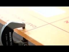 Uji ketebalan lembaran akrilik