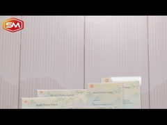 Frame Foto Akrilik dengan Seri Dasar Kayu