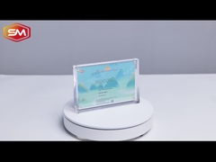 Bingkai Foto Magnetik Akrilik Ramping Satu Sisi Transparan Tinggi