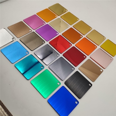Tahan lama dan serbaguna Sisi ganda 1mm PMMA Plexiglass Perunggu Cermin Lembar Akrilik