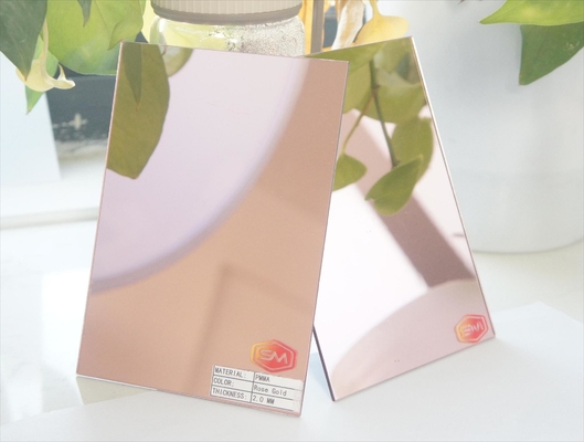 Pabrik Disesuaikan Berwarna 4x8ft 1-6mm Self Adhesive Mirror Acrylic sheet
