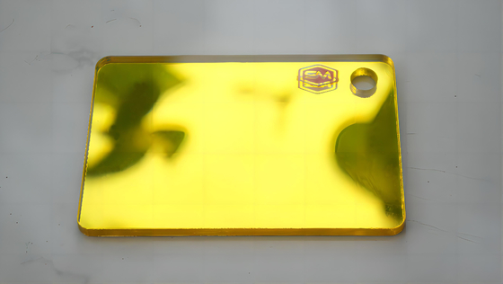 High Glossy 0.8mm PMMA Large Plastic Mirror Sheet Dengan Non Adhesive Board