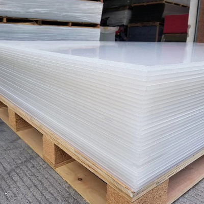1.8-40mm Clear Cast Acrylic Sheet dengan ketahanan cuaca yang sangat baik dan kekerasan permukaan yang tinggi