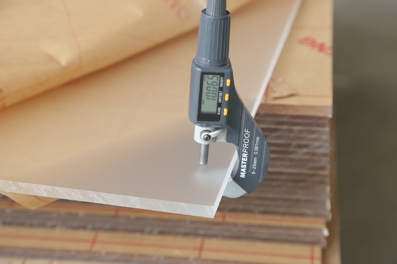 Kustomisasi 2050*3050mm Frosted Acrylic Sheet Acryl Matt Board untuk Iklan Luar Ruang