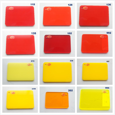 Lembar Akrilik Translucent Merah Berwarna Custom Untuk Desain Unik Dan Pribadi Lembar Akrilik Cast 3mm