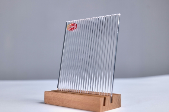 3mm 5mm PMMA Extruded Textured Acrylic Sheet untuk Superior Transparent Impact Resistance dan Light Weight