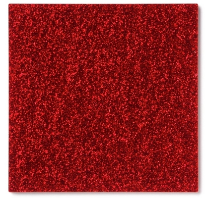 Warna Plexiglass PMMA 8mm 1220x1830mm Glitter Acrylic Sheet untuk Hotel