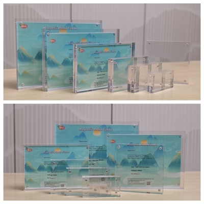 Gambar Berpasangan Dua 4X6 5X7 Frame Foto Akrilik Magnetik