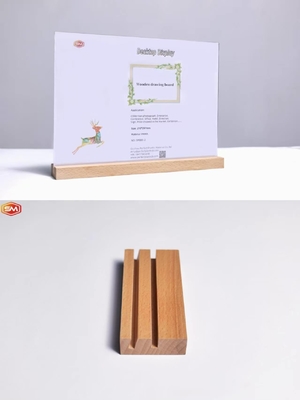 4x6 Inci Acrylic Sign Holder Dengan Dua alur Dekoratif Photo Frame Square Picture Frame