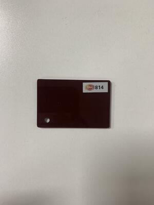 Rich Brown Cast Acrylic Sheet 18mm tebal Panel tahan dampak untuk desain permukaan furnitur