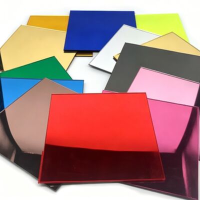 Lembar akrilik cermin 1mm-3mm yang dipasang di dinding